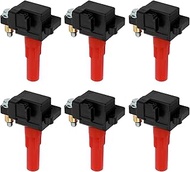 DRIVESTAR Pack of 6 Ignition Coil Pack Compatible for 2001-2009 Subaru Outback H6 3.0L 2008 2009 Tri