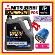 🔥𝗙𝗥𝗘𝗘 𝗢𝗜𝗟 𝗙𝗜𝗟𝗧𝗘𝗥🔥 ORIGINAL PROTON ENGINE OIL GERMAN TECHNOLOGY  API SP/CK-4 10W-40, 5W-40 WIRA WAJA 