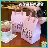 Disposable Cake Insulation Bag 6 Inch 8 10 Zipper Aluminum Foil Lunch Ice Storage Cold