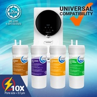 SAEMMUL 6”U UF WATER FILTER SET 4 STAGE HALAL COMPATIBLE FOR CUCKOO IRIS TOP