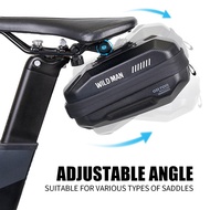 []- GD700 Waterproof Mountain Bike Tail Bag - EVA Hard Shell Saddle Bag for Road Bike & Cycling Equi