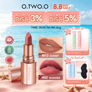 O.TWO.O Misty Kiss Lock Color Matte Lipstick/Gincu Matte Waterproof And Long-lasting Non-stick Cup