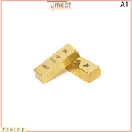 【umedf】🚗 🚗【HOT SALE】 ทองแดงแท้เลียนแบบทองบาร์ปลอมทองแท่ง Ingot ทองเหลือง Solid props ทอง Bullion ทองแดงทองบาร์ตกแต่งบ้าน decore