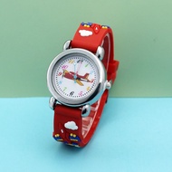 2024 Korean Children's Airplane Cartoon Watch Little Boy's Waterproof Trendy Watch Kindergarten Girl