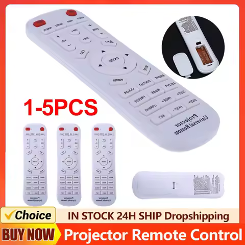 1-5PCS Universal Projector Remote Control for EPSON INFOCUS SONY BENQ ACER SANYO NEC VIEWSONIC HITAC