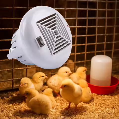 E27 Socket Animal Heating Lamp 3 File Adjustment 0-100-200W Reptile Heating Light Temperature Contro