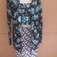 Surjan Kembang & Kebaya Kembang Dewasa - Baju Laki - Laki & Perempuan Dewasa - Couple Pakaian Adat