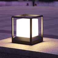 Greenlux Modern Square Minimalist 400mm Gate Post Light E27 Gate Ligh