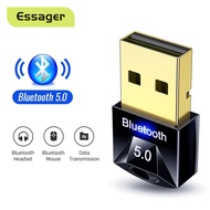 Essager USB Bluetooth 5.0 Adapter Dongle For PC Computer Wireless Mouse Keyboard PS4 Aux Audio Receiver Transmitter
