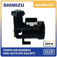 Shimizu PS-226 Pompa Air Dangkal (200 W) Daya Hisap 9 Meter Non-Auto