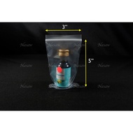Zipper Zip Lock Plastic Bag 3x5 inch/Zipper Bag/Resealable Clear Plastic Bag/Zipper Plastic Bag [100