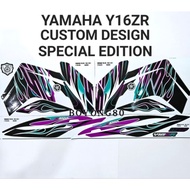 YAMAHA Y16 Y16ZR 155 ( 33 ) BODY STICKER CUSTOM DESIGN SPECIAL EDITION