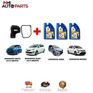 GENUINE PERODUA ATF SP3 (3LITER) + GEARBOX AUTO FILTER SET FOR PERODUA MYVI 2015 ABOVE / ALZA 2014 ABOVE / AXIA / BEZZA