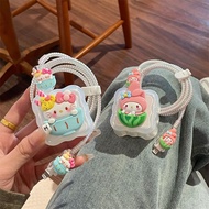 Cute Melody Charger Protector Cable Protector Compatible for iPhone 40w