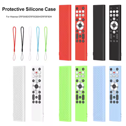 Silicone Case Protective Case Shockproof Silicone Cover Remote Case Soft Protector for Hisense ERF6A