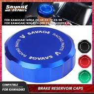 For Kawasaki Ninja ZX-6R ZX-7R ZX-9R Front Brake Master Cylinder Reservoir ZX 10R 14R 1000 H2 SX Mot