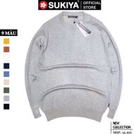 Áo Len Nam Cổ Tròn SUKIYA Basic Hàng Chất Len Lông Thỏ Cao Cấp AL15
