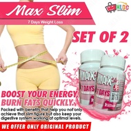 New upgrade Max Slim 7 Days Diet Slimming Capsule JP Natural Cosmetics Dieatry Supplements Fat Burne