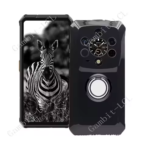 For Ulefone Armor 28 Ultra 2025 28Ultra 6.67" Back Ring Holder Bracket Phone Cover TPU Soft Silicone