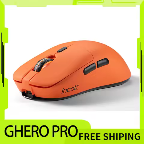 Incott Ghero Pro Mouse Wireless Dual Mode Paw3395 8k Return Rate Rgb Pc Fps Gaming Mouse Office Game