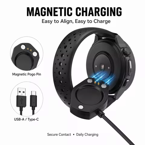 USB Cable Charger For Suunto Race 2 Smartwatch Adapter Replacement Chargers For Suunto Vertical 2 Sm