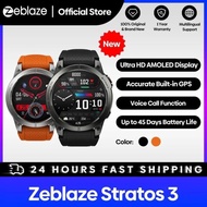 Ultra Hd Amoled 2023 Zeblaze Stratos 3 Strava Smartwatch Olahraga Gps