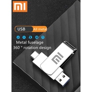 ♥【Readystock】 + FREE Shipping+ COD ♥ Original Xiaomi OTG metal pendrive 512G 256GB 128GB 64GB 32GB type-c usb type c dual pen