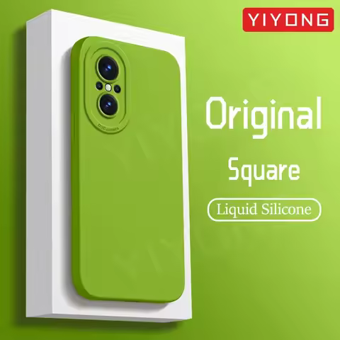 Nova9 SE Case YIYONG Original Liquid Silicone Soft Cover For Huawei Nova 9 SE 9SE 10 Pro Nova9SE Nov