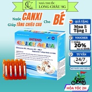 Siro Canxi Hữu Cơ Cho Bé Calci Aqua Intend Bổ Sung Canxi D3 K2 Tăng Chiều Cao Canxi Nước 20 ống