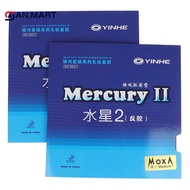 AN.MART MERCURY 2 Table Tennis Rubber Galaxy Pips-In Original YINHE Ping Pong Rubber MY