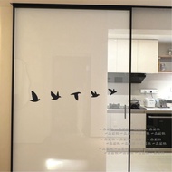 New product New product Asuka Creative Pattern Waistline Wall Sticker Shop Glass Door Sticker Decora