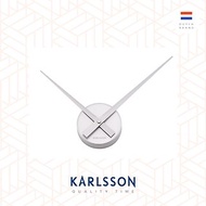 荷蘭Karlsson L.B.T. Mini wall clock 銀色 設計師時鐘
