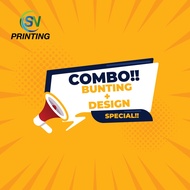 COMBO BUNTING + DESIGN