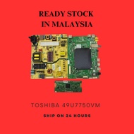 TOSHIBA 49U7750VM POWERBOARD, MAINBOARD AND TCON