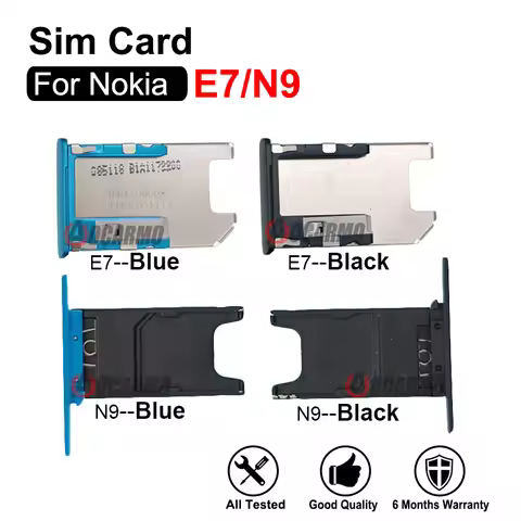 1Pcs For Nokia E7 N9 Sim Tray MicroSD Sim Card Holder Nano Slot Replacement Parts