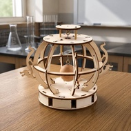 Earthquake Alarm Kit  Pendulum Alarm Model Seismic Sensor Model Wooden Educational for Students, Sci