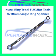 Kunci Ring Tebal 8x10mm 8x9mm 8x10 8x9 FUKUDA TOOLS Model Jerman Single Ring Spanner Box End Wrench