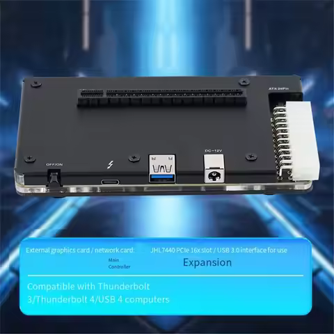 【To&On-e】 Professional External GPU for 4 Graphics Card Dock EGPU Enclosure USB4.0 ATX 24Pin PCIE In