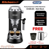 Delonghi EC685.BK Dedica Coffee Machine Espresso Maker - Matt Black EC685BK