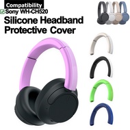 1 Set Silicone Headband Protective Cover for Sony WH-CH520 / WH-CH720N Headphone Head Beam Band Pad 
