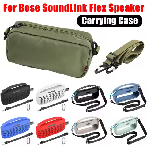 Travel Carrying Case Shockproof Speaker Bag Adjustable Shoulder Strap Protective Bag for Bose SoundL