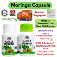 [SG Seller] Moringa Oleifera Leaf Powder 60/100 Capsules. Health Supplement Anti diabetic, Cholesterol