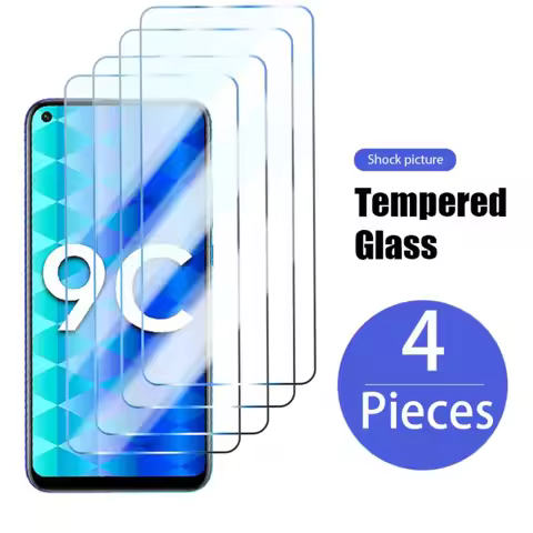 4pcs screen protector on the for honor 9 10 20 30 lite pro 10i protective glass for honor 8x 9x 10x 