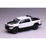 1:64 596 White Ram 1500 TRX Pickup Truck Sports Model Diecast Collect Display Car BN