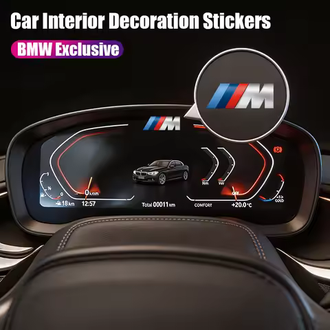 Crystal Decor Stickers For Car Interior Dashboard Console Self-Adhesive For BMW G80 G06 G07 G42 G14 