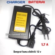 Baterai Charger Cas Baterai Aki Sprayer Gendong Pompa Hama Elektrik 12V DC CBA