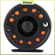 THISEPH Fly Fishing Reel, Lightweight Left/Right Hand Fly Reel, Portable Pre-Loaded Line Fly Wheel R