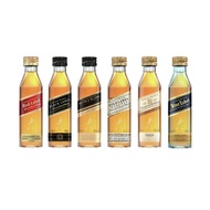 Johnnie Walker Blue Label Aged 18 Years Gold Reserve Double Black Red Blended Scotch Whisky 50ml Min