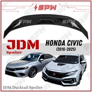 Honda Civic FC/FE (2016-2025) JDM Spoiler YOFER Ducktail Spoiler Rear Trunk Lip Duck Tail ABS Wing L