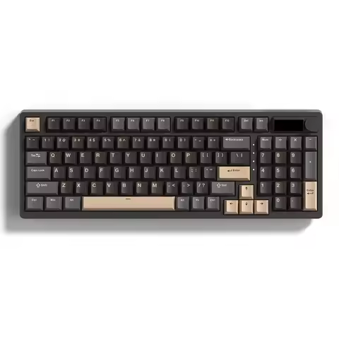 Womier M98 Wireless Mechanical Keyboard 98% Compact Layout with Screen Knob Hot Swappable Custom Tri